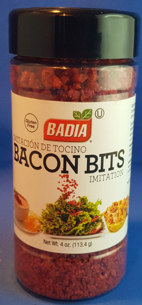BADIA IMITATION BACON BITS - 4 OZ.